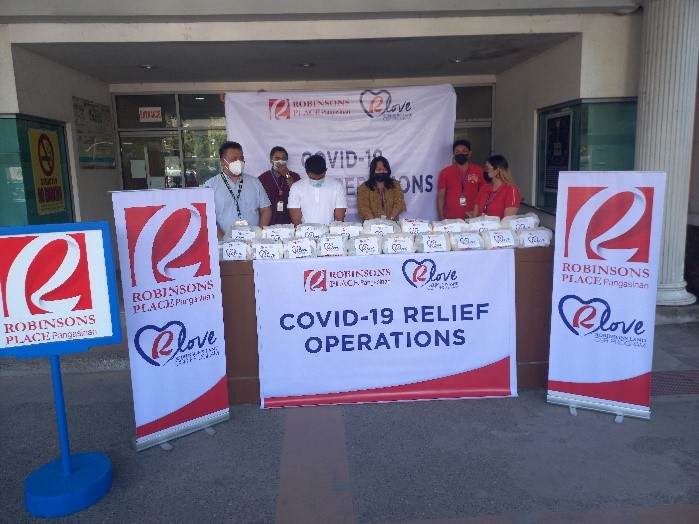 Robinsons Place Pangasinan Conducts COVID-Relief to LGU Pangasinan