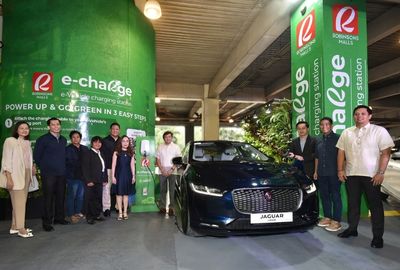 EV charging stations are now available for public use at Robinsons Galleria in Ortigas.