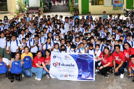 RLove Gives 300 School Bags to Jose Platon Memorial School of Calamba City
