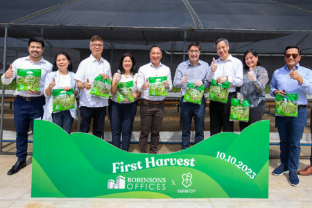 Robinsons Offices' Rooftop Farm for a Healthier, Socially Responsible & Sustainable Future