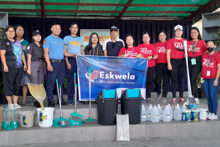 RLove and PNP Iloilo Launch R Eskwela in Apolinario Mabini Elementary School, Iloilo