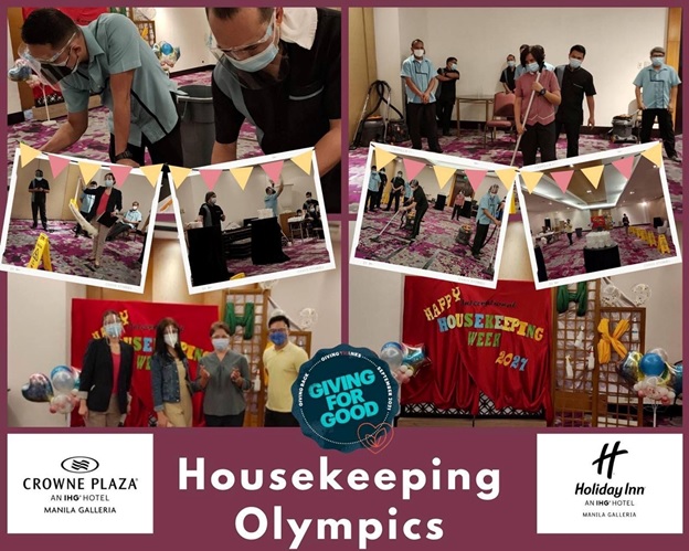 The hardworking Housekeeping Department enjoyed some fun and games while winning big prizes at the Housekeeping Olympics. IMAGE Robinsons Hotels and Resorts