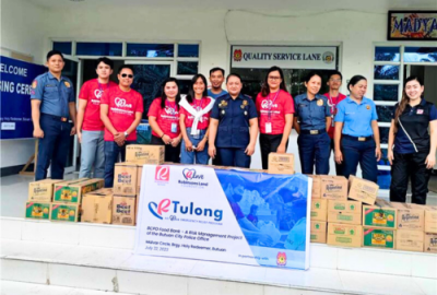 RLove Donates Relief Goods for Foodbank Supplies of PNP Butuan
