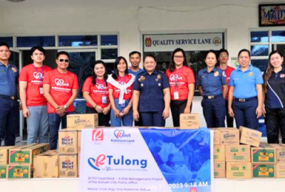 RLove Donates Relief Provisions to PNP Butuan 