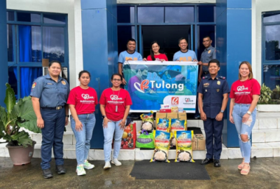 RLove Donates Relief Provisions to PNP Palawan Food Bank through RTulong