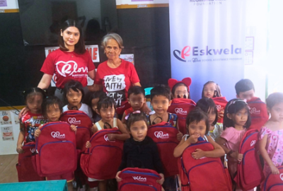 REskwela Imparts RLove school bags in Novaliches