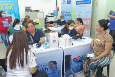 RGift of Health rolls out in Brgy Nueva in San Pedro, Laguna