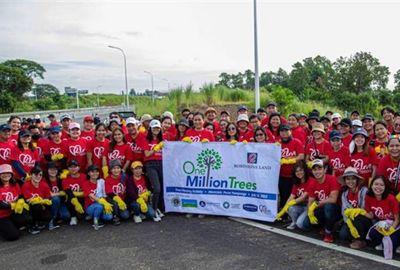 RLove takes part in JG Summit Olefins’ One Million Trees Movement
