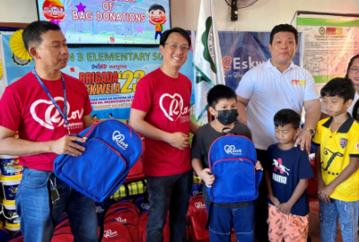 RLove Imparts School Bags and Materials to Talon Tres Elementary School, Las Piñas for R Eskwela 