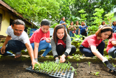 RLove Develops Vegetable Garden for Feeding Program at Pineda Elementary School, Pasig