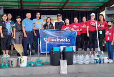 RLove and PNP Iloilo Launch R Eskwela in Apolinario Mabini Elementary School, Iloilo