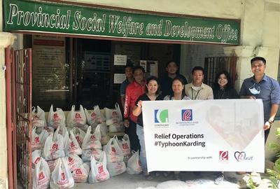 Robinsons Luisita and Gokongwei Brothers Foundation donate relief packs post Typhoon Karding 