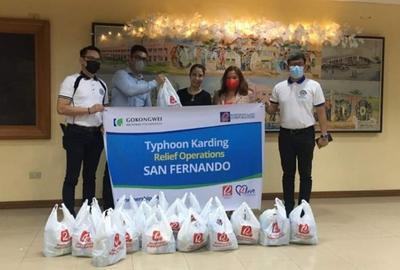 Robinsons San Fernando and Gokongwei Brothers Foundation launch relief operations after Typhoon Karding