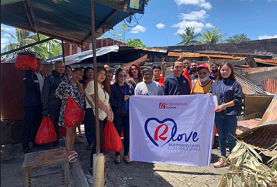 RLove Sends Relief to Families Affected by Fire in Tagum City