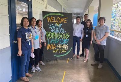 RLC and Xavier School Pasig extend Entrep Corner Partnership